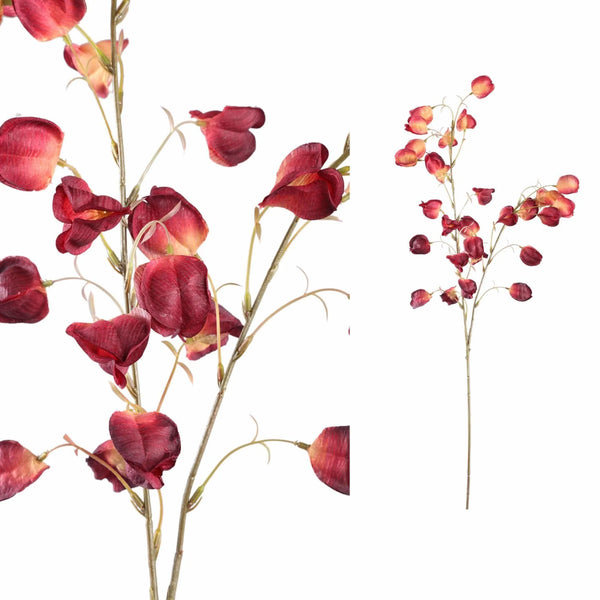 Twig Plant Red and orange lantern spray