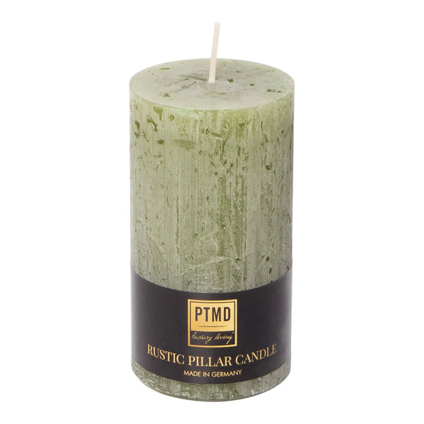 NEW Rustic Candle olive pillar 80x60