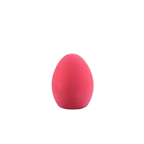 Kassem Pink flocking terracotta deco easter egg S