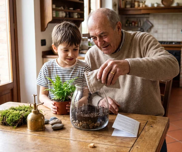 Regalo per la Festa dei Nonni: perché un bonsai o un kit terrarium fai da te è il pensiero che aspettavi