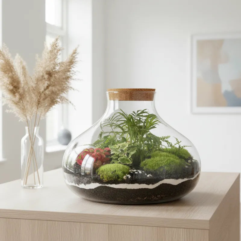 Il terrarium come piccolo pianeta: come funziona davvero un ciclo chiuso in salotto