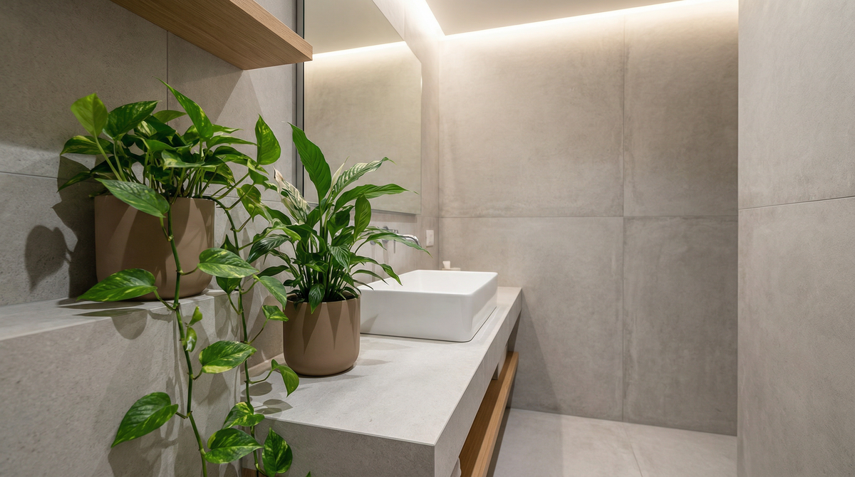 Plants in a humid bathroom: mold and condensation — what to choose and how to avoid rot