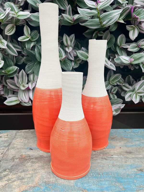 PORTA FIORE TERRACOTTA SET DORIAN (SALMONE)