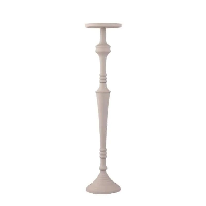 Helen Beige alu candle holder powder coated L - i Giardini di Giulia  