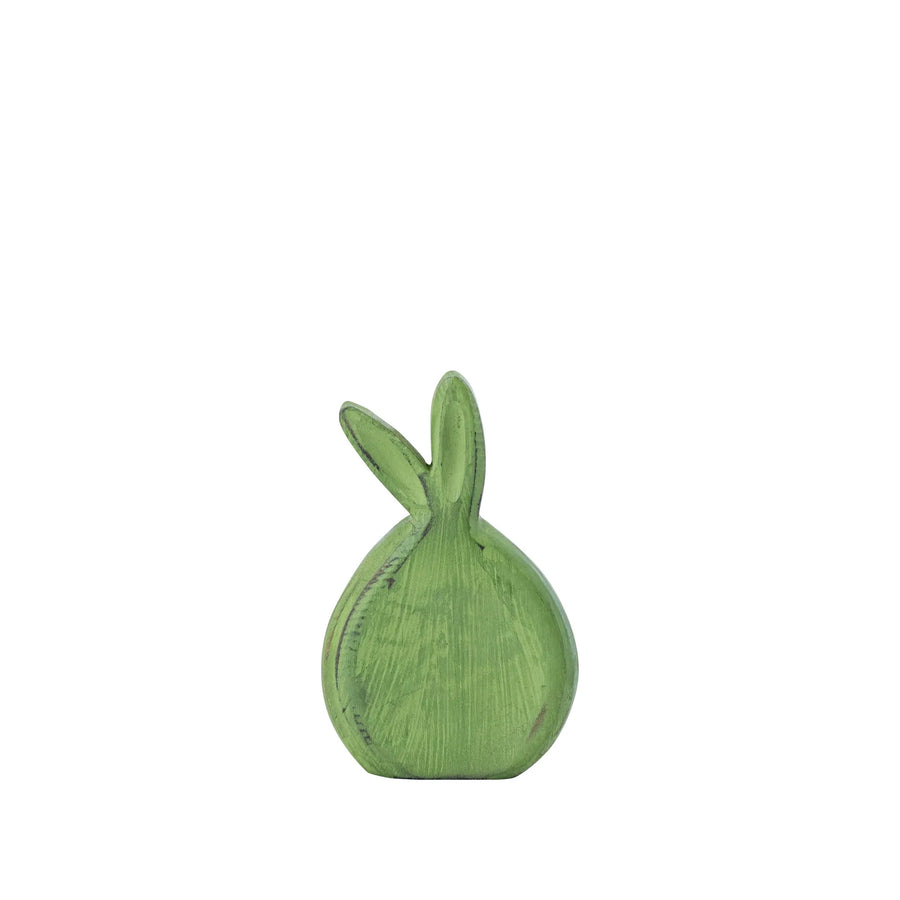 Jardel Green mango wood rabbit statue S - i Giardini di Giulia  
