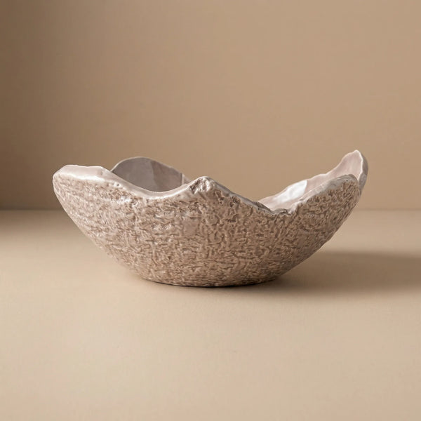 Vaso ciotola in ceramica artigianale L