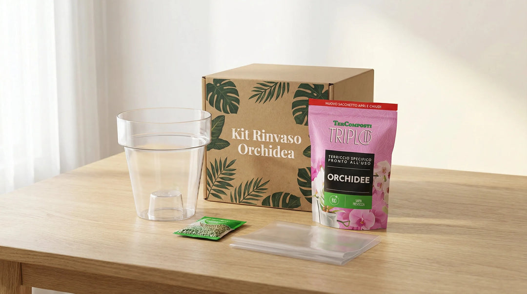 Kit rinvaso completo per orchidee