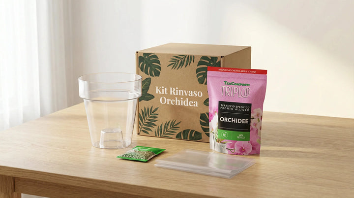 Kit rinvaso completo per orchidee