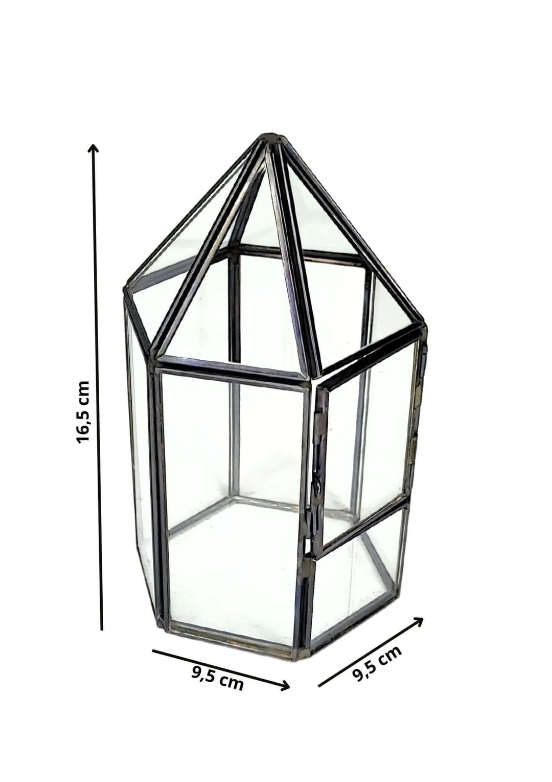 Terrarium geometrico Serra di Cristallo - i Giardini di Giulia
