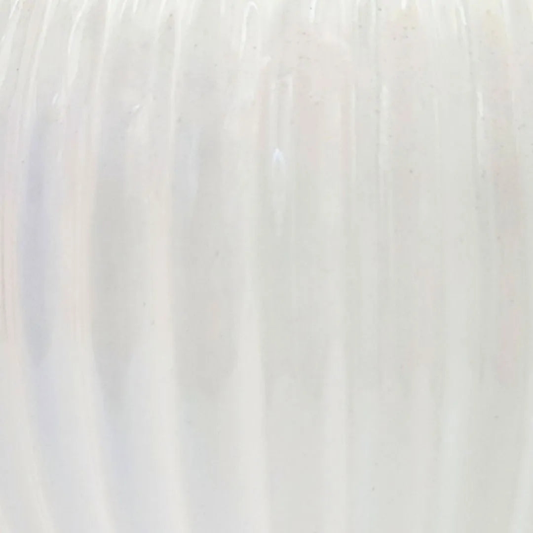 Vaso "Sfera" bianco rigato D.13 H.14 cm - i Giardini di Giulia  